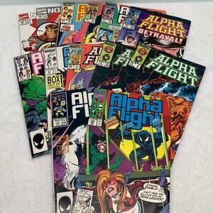 Alpha Flight Comic Book Lot Marvel